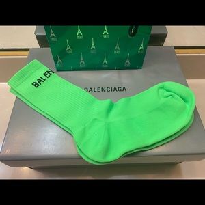BALENCIAGA Socks (Green) Size L